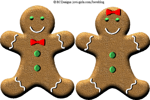 Gingerbread People Bc Designs - Gingerbread Girl And Boy (506x339)