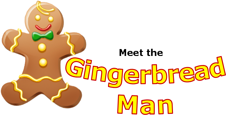 Meet The Gingerbread Man - Gingerbread Clip Art (792x456)