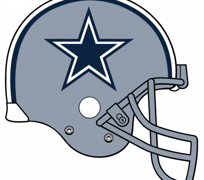 Image Of Dallas Cowboys Helmet - Dallas Cowboys Helmet Logo (678x600)