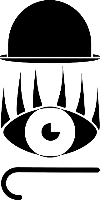 Black, Stick, Silhouette, Clothing, Hat, Eyes - Eye Silhouette (320x640)