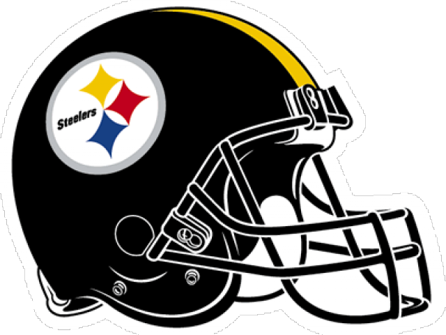 Helmet Clipart Steelers - Pittsburgh Steelers Helmet Logo (640x480)