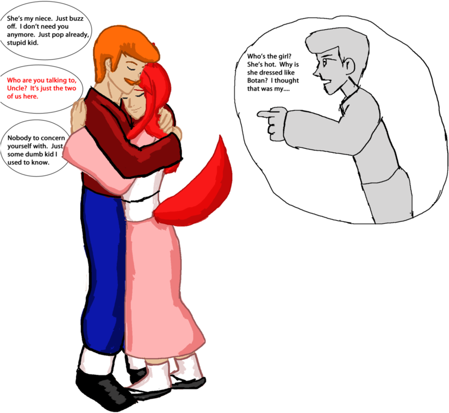 Sakura Hugging Her Uncle By Shizuru-minamino - Cartoon (917x870)