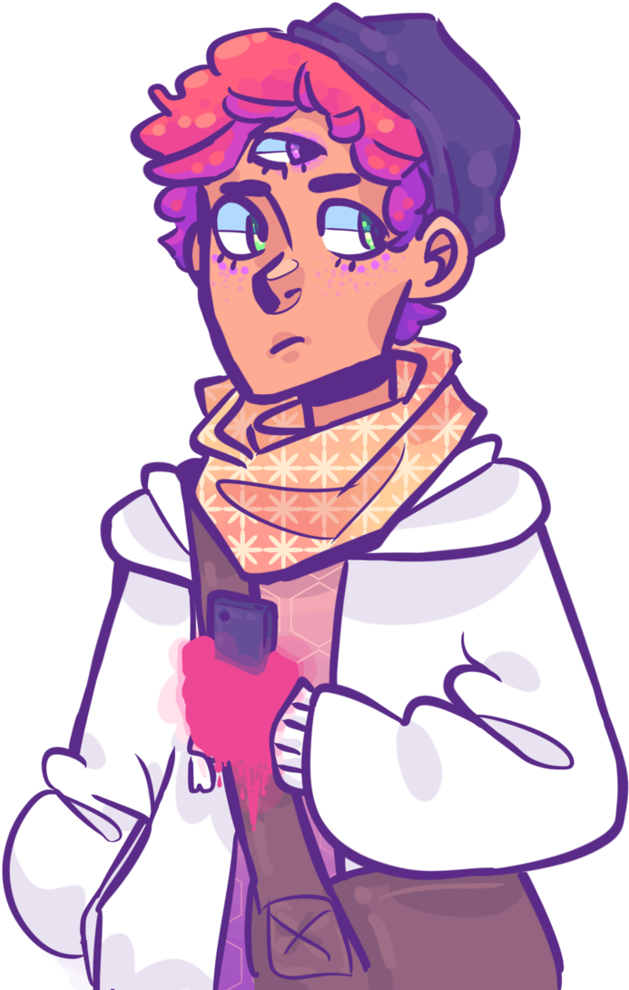Some Lame Kid That Glows A Lil By Star-stickers - Cartoon (722x1107)