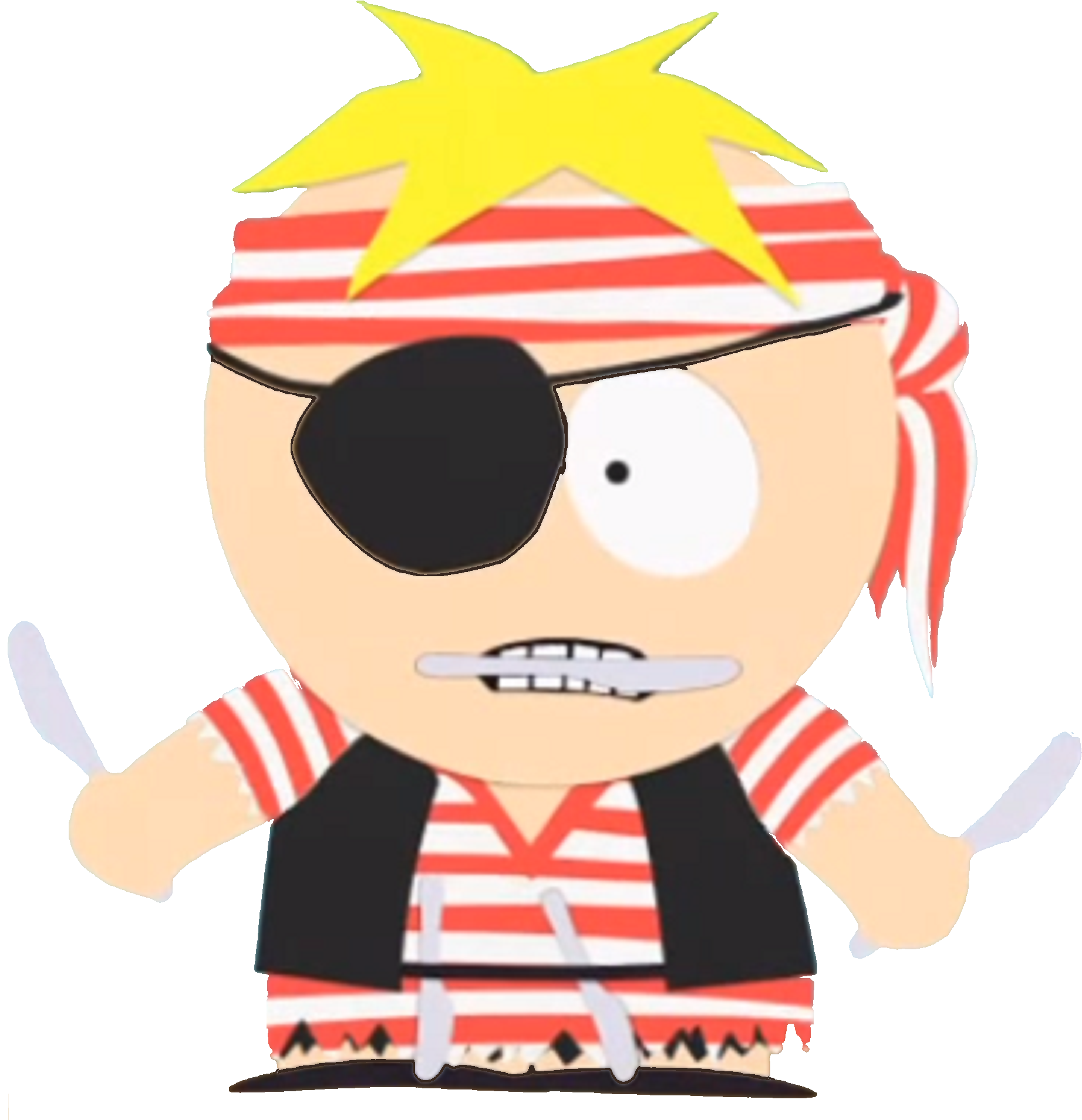 Deckhand Butters - Cartoon (1859x1928)