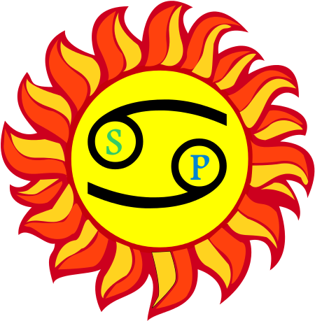 Psychic Readings Cartoon Character Faces Logo - Clip Art Sun Clip (463x470)
