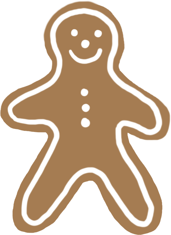 Gingerbread Woman - Png Gingerbread (708x886)