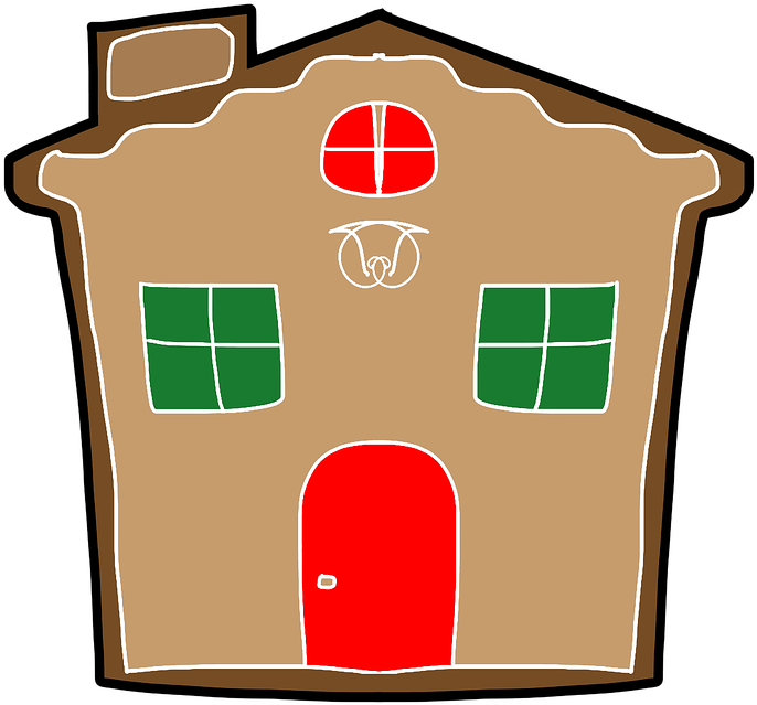 Christmas Cookie Clipart 7, - Casa De Jengibre Png (715x720)