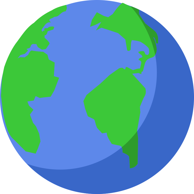 Free Simple Earth Clip Art - Portrait Of A Man (800x799)
