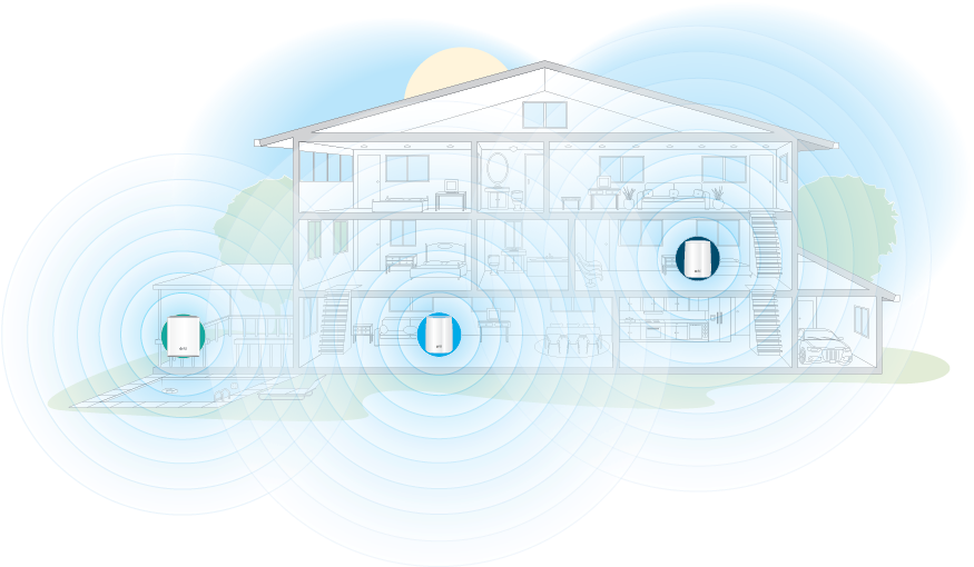 A Cutaway Illustration Of A Two-story House With A - Arch (893x525)