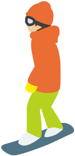 Male Snowboarder Illustration - Illustration (370x550)