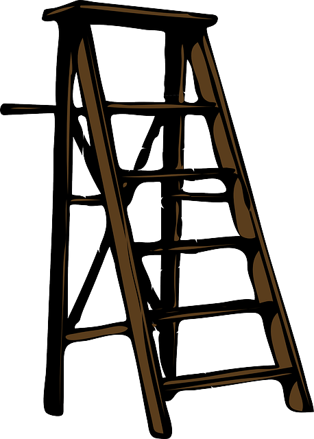 Tool, Steps, Step, Wood, Ladder - Ladder Clipart (458x640)