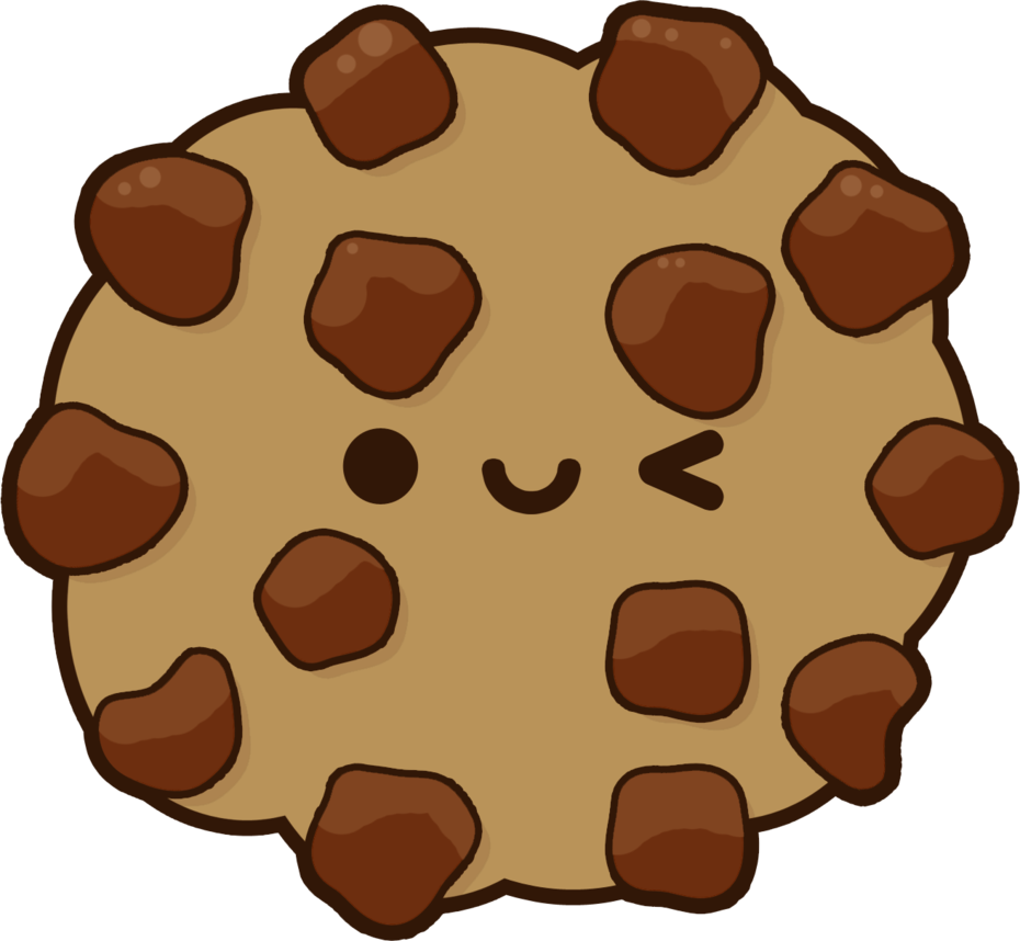 Biscuits Chocolate Chip Cookie Drawing Cream - Kawaii Cookie Transparent Background (930x858)