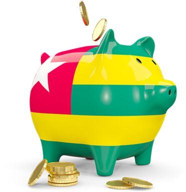 Illustration Of Flag Of Togo - Piggy Bank (640x480)