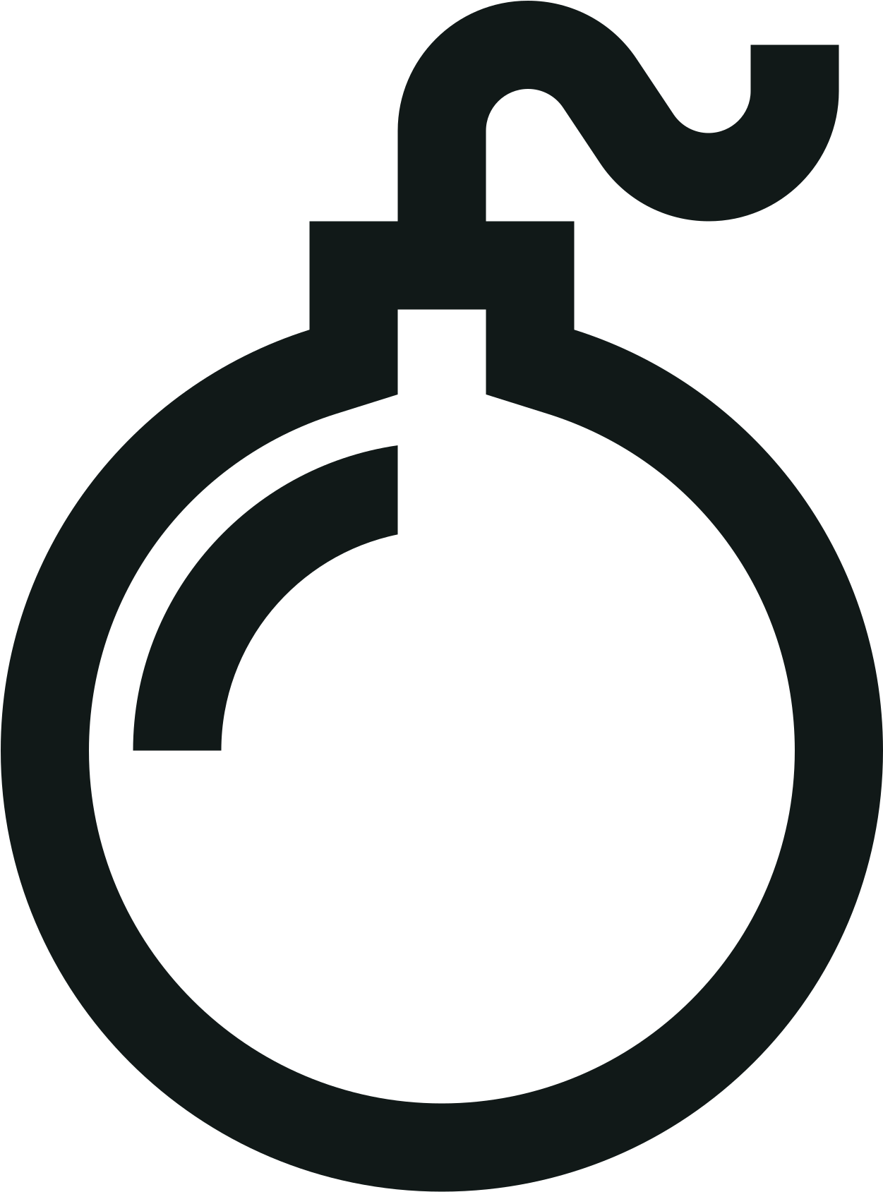 Open - Green Apple Clip Art (2000x2000)