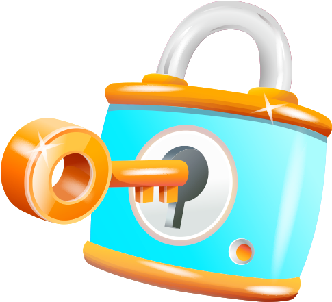 Lock Key Clip Art - Lock Key Clip Art (500x500)