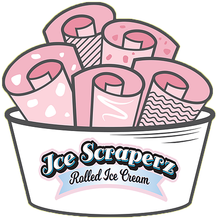 Rolled Ice Cream Clipart - Roll Ice Cream Logo (527x495)
