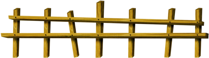Deck Railing Guard Rail Fence Clip Art - Deck Railing Guard Rail Fence Clip Art (800x348)