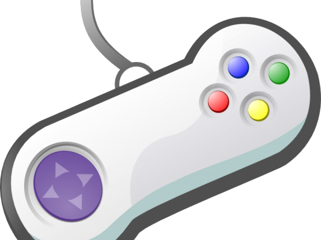 Gamepad Clipart Gamer - Video Game Controller Clip Art (640x480)