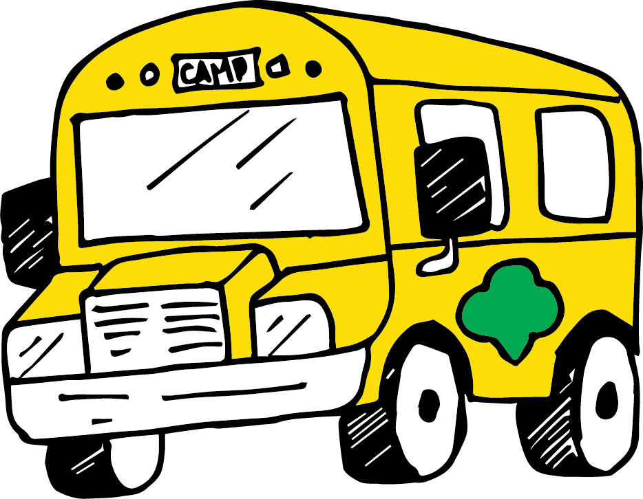 Council Activities Gscnc,summer Day Amp Evening Camps - Summer Camp Bus Transparent (934x726)