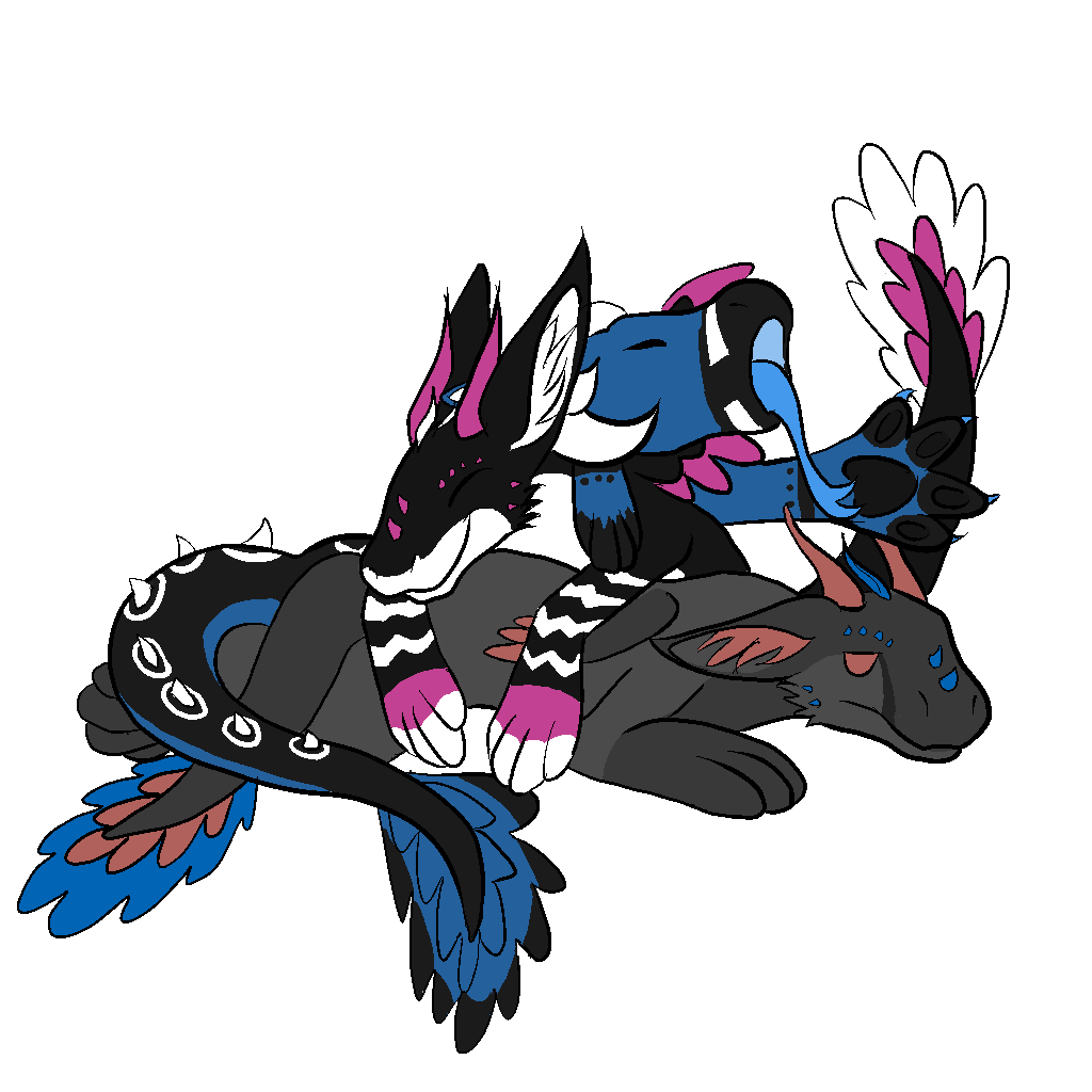 Dragon Deviantart Clip Art - Three Dutch Angel Dragons (1024x1024)