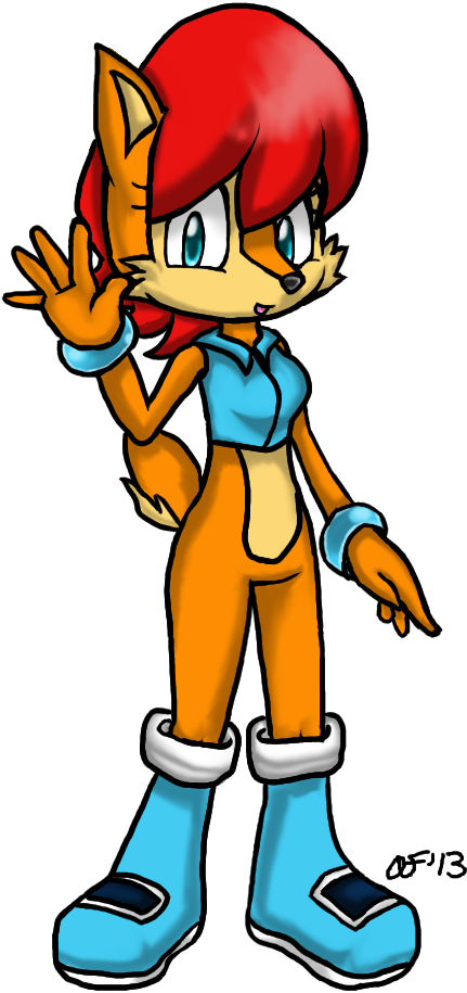 Sally Acorn Comprimise Design By Artisyone - Sally Acorn Old Design (772x1034)