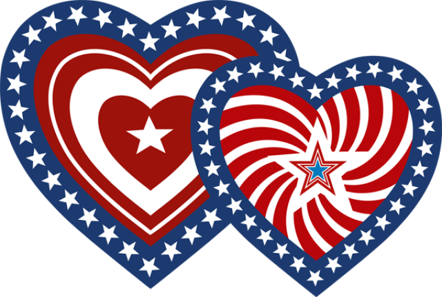 Make Personalized Valentines Day Creations With This - Patriotic Clip Art Png (640x431)
