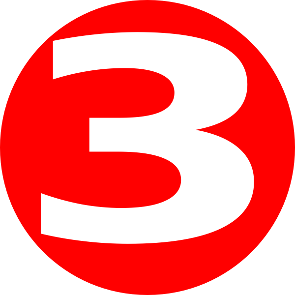 Number 3 Red Icon (600x600)
