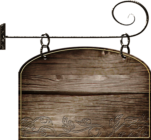 38 Years Experience - Hanging Wood Sign Png (496x457)