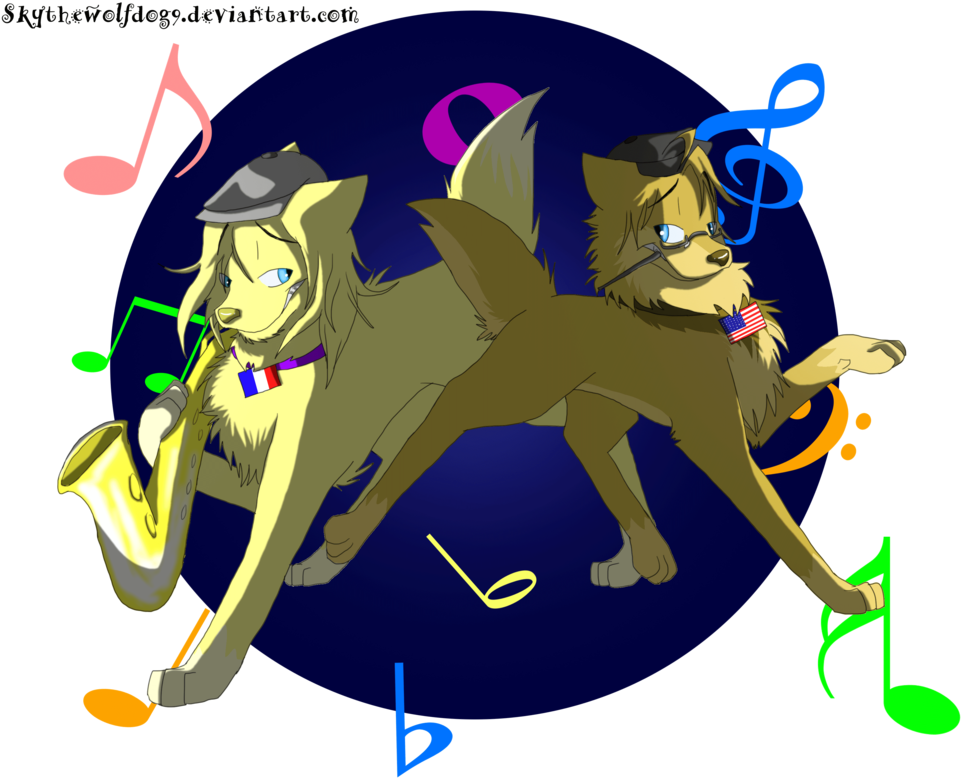 Meet Them Jazz Boys By Skythewolfdog9 - Cartoon (999x799)