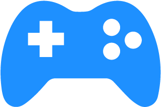 Dr Geeksters Are Set Above And Beyond The Other Technology - Gaming Controller Blue Cartoon (360x360)
