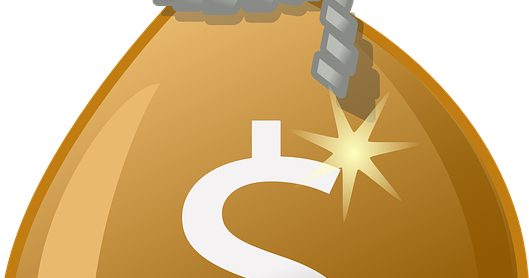 Money Bag Clip Art (529x278)
