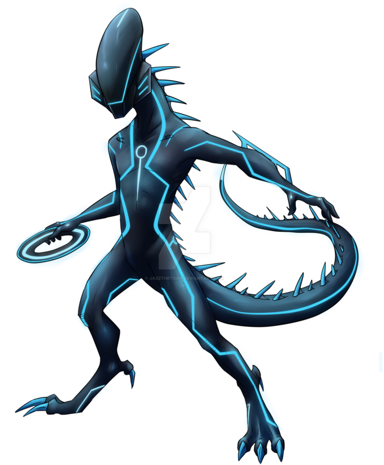 Tron Cygnus By Jazzthetiger - Drawing (828x964)