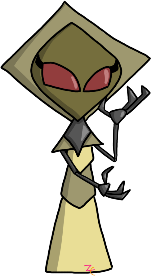 Card Suit Flatwoods Monsters - Flatwoods Monster (518x919)