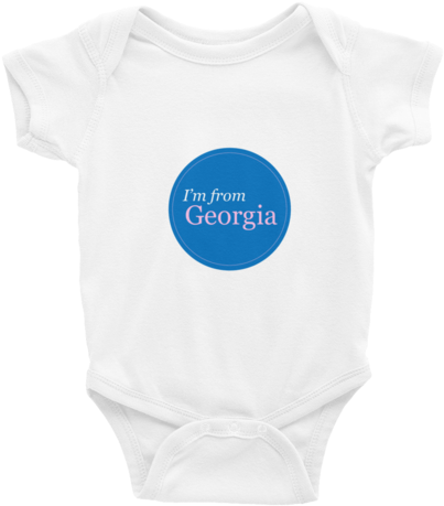 I'm From Georgia Infant Bodysuit - Not Your Mom Not Your Milk Onesie (480x480)