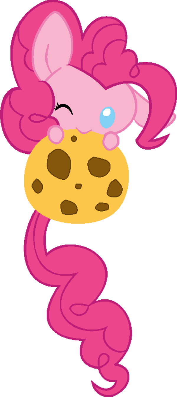 Pinkie Pie Rarity Rainbow Dash Applejack Flower Pink - Pinkie Pie Eating A Cookie (600x1346)