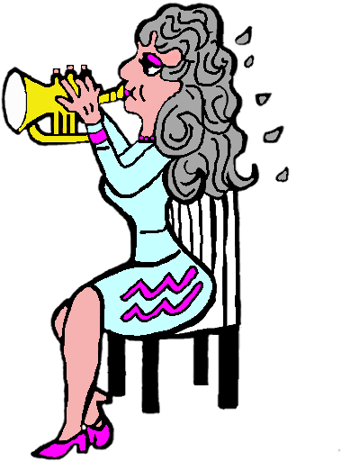 Come Up With Some Amazing Jazz Combinations Trouble - Illustration (413x550)