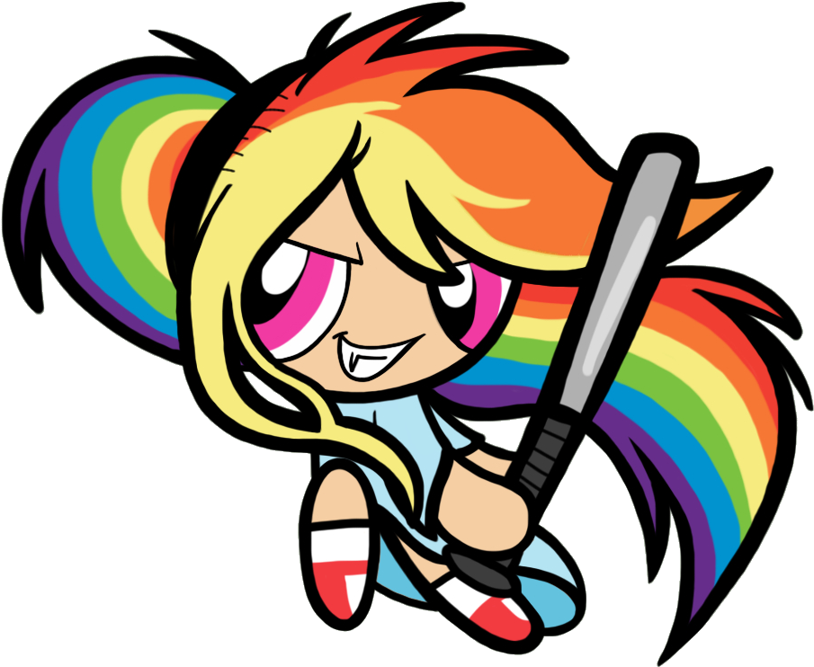Rainbow Dash Ppg By Its Commander Cookie - Ppg Eg Rainbow Dash (1024x768)