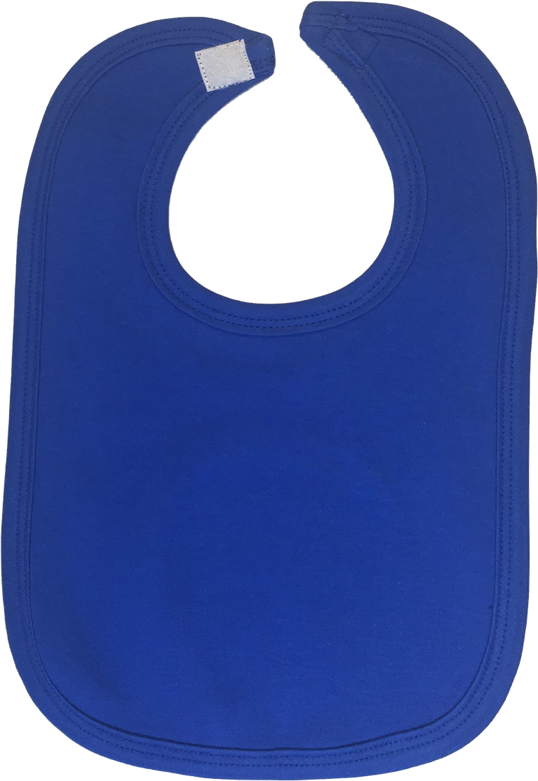 Personalized Infant Bib Royal Blue - Bib (1011x1280)