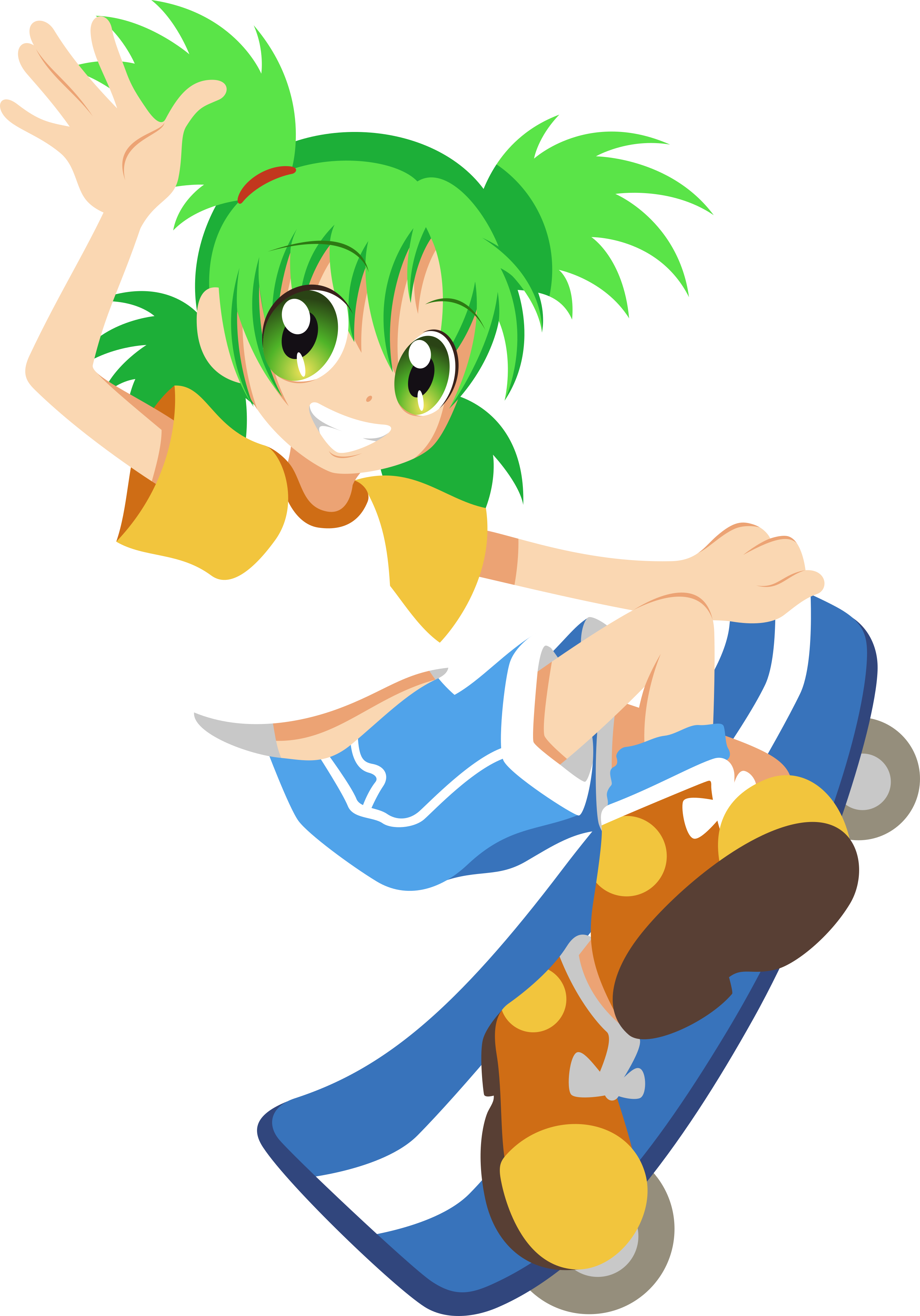 Yotsuba Minimalism W/ Face By Carionto - Yotsuba&! (2796x3999)