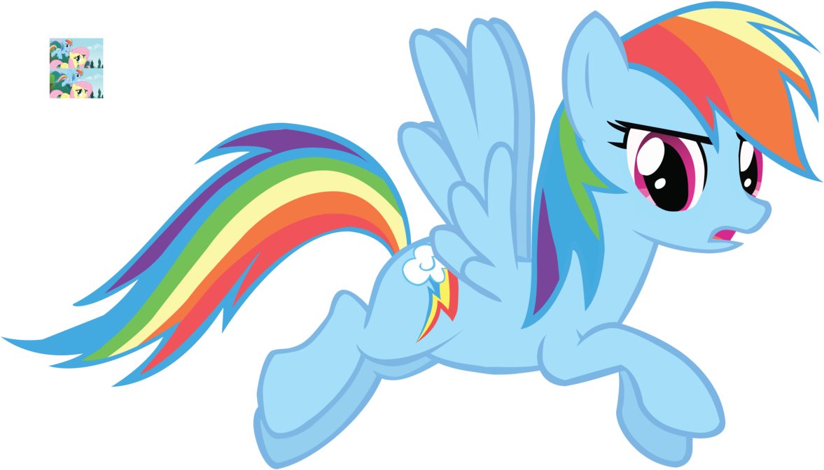 My Little Pony Drawing Rainbow Dash Flying - Mlp Rainbow Dash Flying (1176x679)