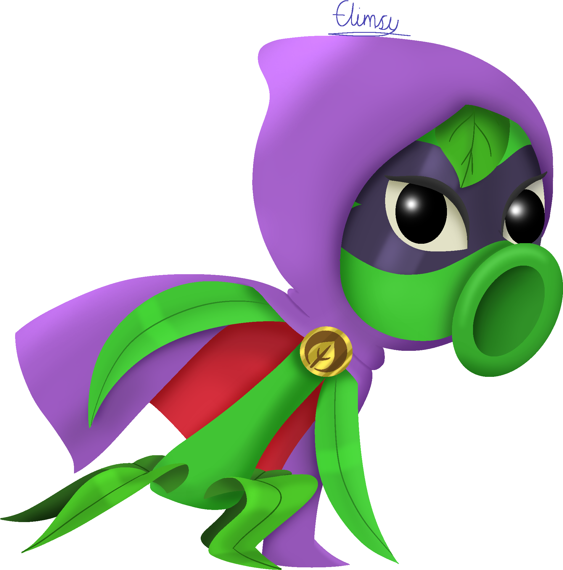 Pvzh Green Shadow By Flimsycone - Plants Vs. Zombies Heroes (2400x2400)