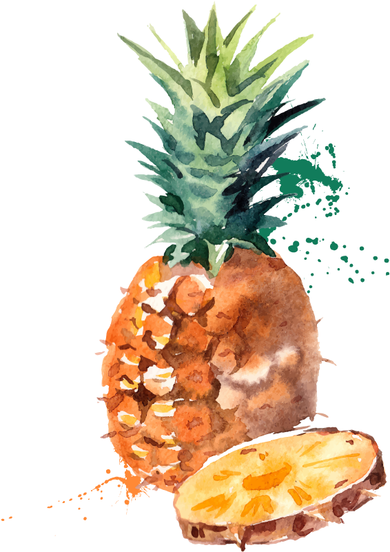 Eating Pineapple Fruit Seasonal Food - Pillows Shams Pineapple Print Linen Throw Pillow Case (886x886)