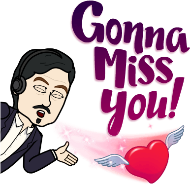 I Hope To Still See You Once In A While And Good Luck - Cartoon (398x398)