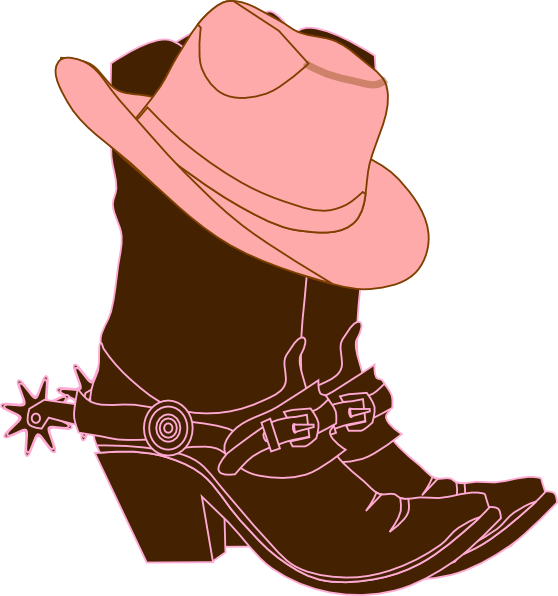 Clipart Cowgirl - Cowboy Silhueta Png (558x596)