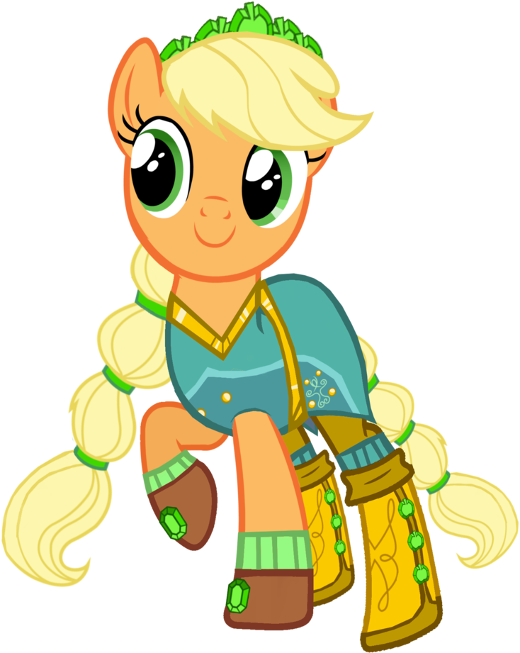 Applejack Crystal Gem Ponified By Sunsetshimmer333 - Applejack My Little Pony Friendship Is Magic Cute Art (748x1069)