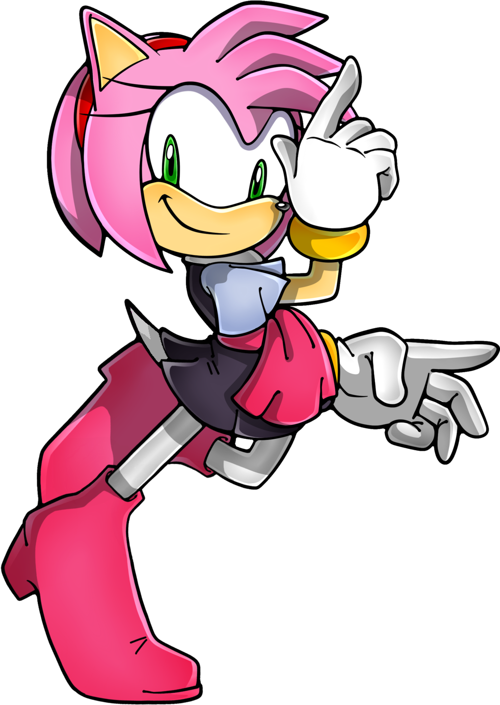 Knuckles The Echidna Doctor Eggman Tails Amy Rose Rouge - Amy Y Tails X (1024x1448)