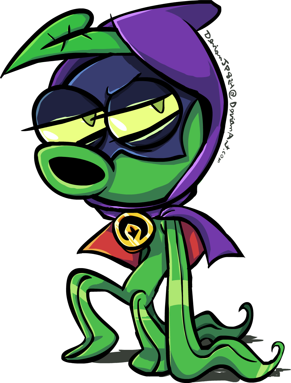 Green Shadow By Devianjp824 - Plants Vs Zombies 2 (1018x1340)