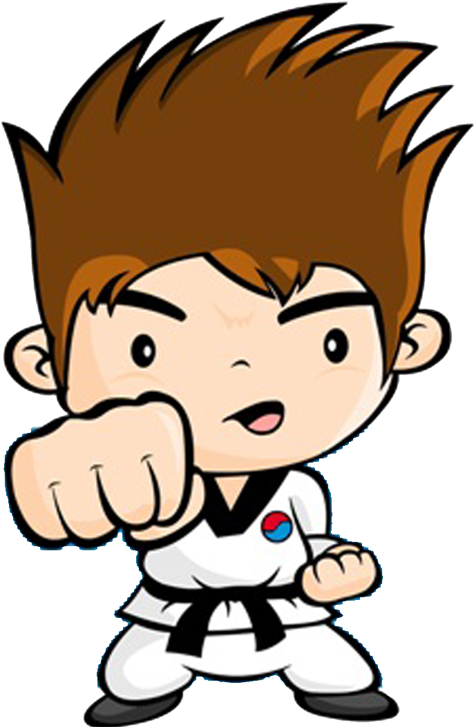 Taekwondo Open Day - Karate Kids Cartoon (814x1120)