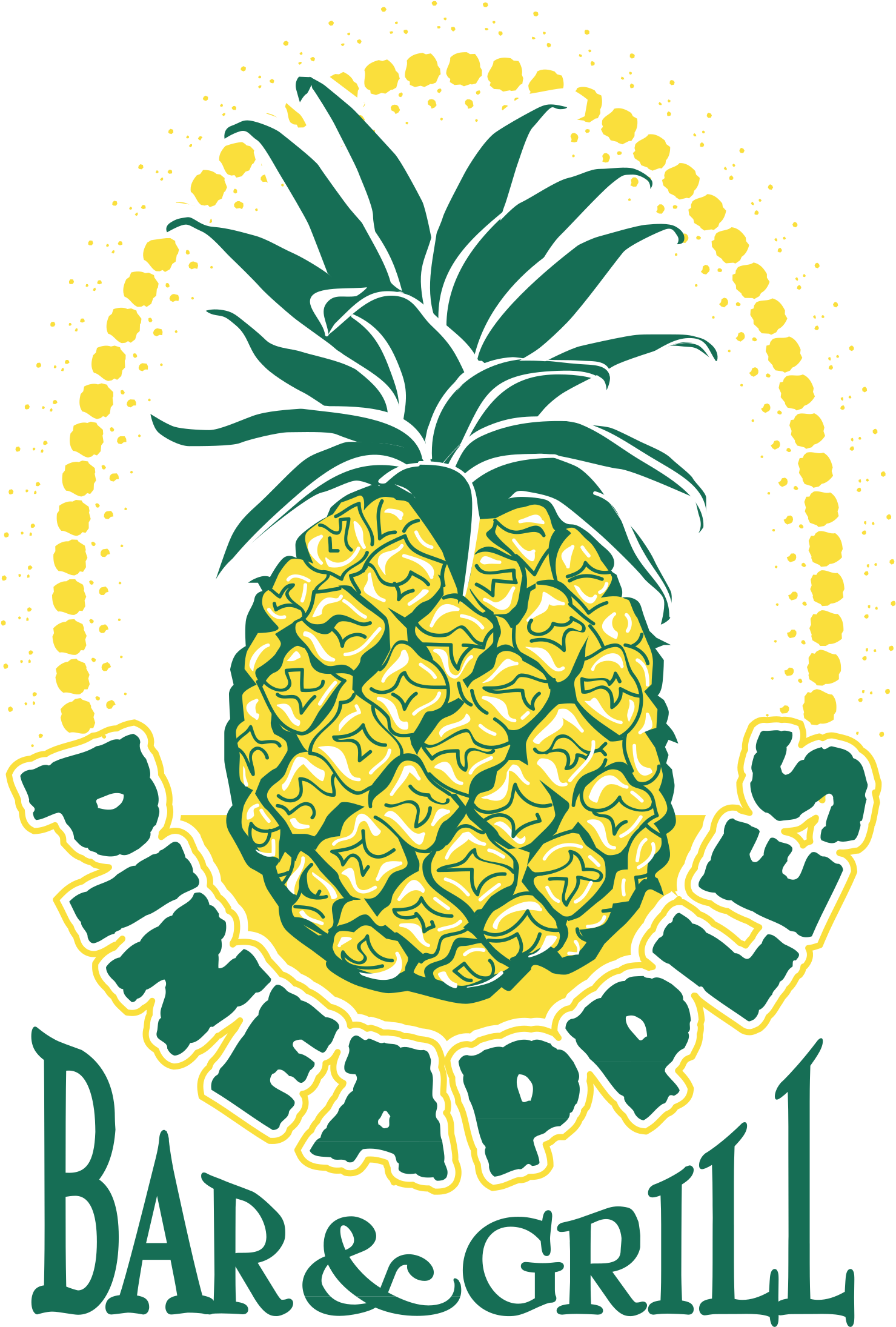 Pineapples Logo Png Transparent - Pineapple Vector (2400x2400)