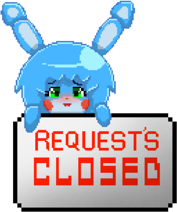 Fnia Bonnie-requests Closed Stamp By Shadowcrafterz136 - Requests Stamp Deviant Art (929x861)